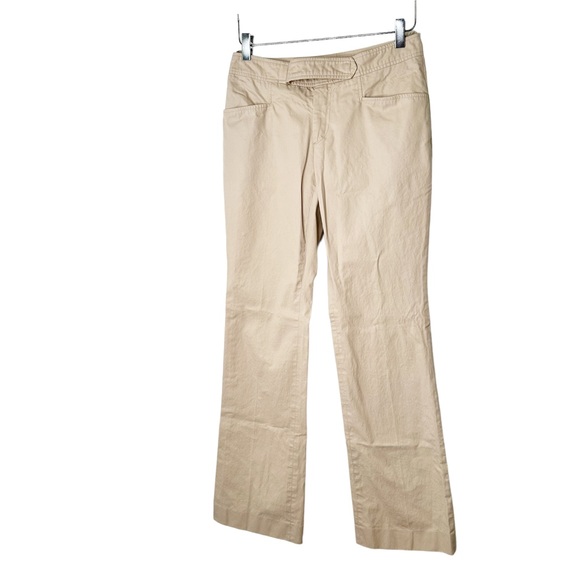 Gucci Tan Khaki Chino Pants Trousers Vintage Classic Size 40/8 - Picture 2 of 10